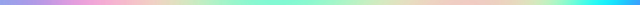 Horizontal gradient divider transitioning from purple to pink, light green, and blue.
