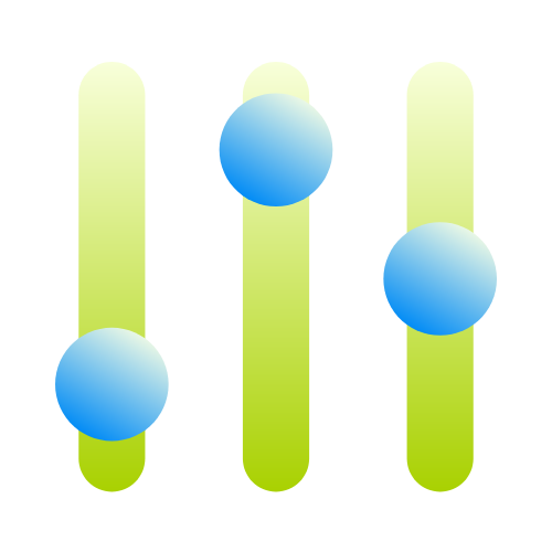 Vertical Sliding Gauges Icon