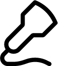 Icon of an ultrasound probe