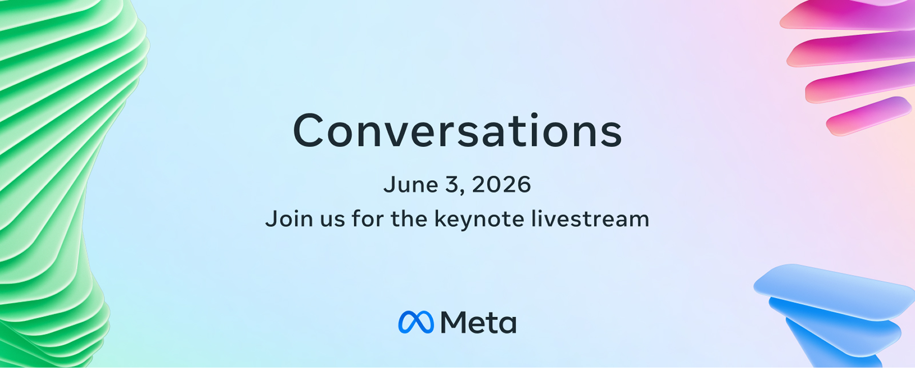 You're invited to Conversations | 3 June, 2026 | Join us for the keynote livestream