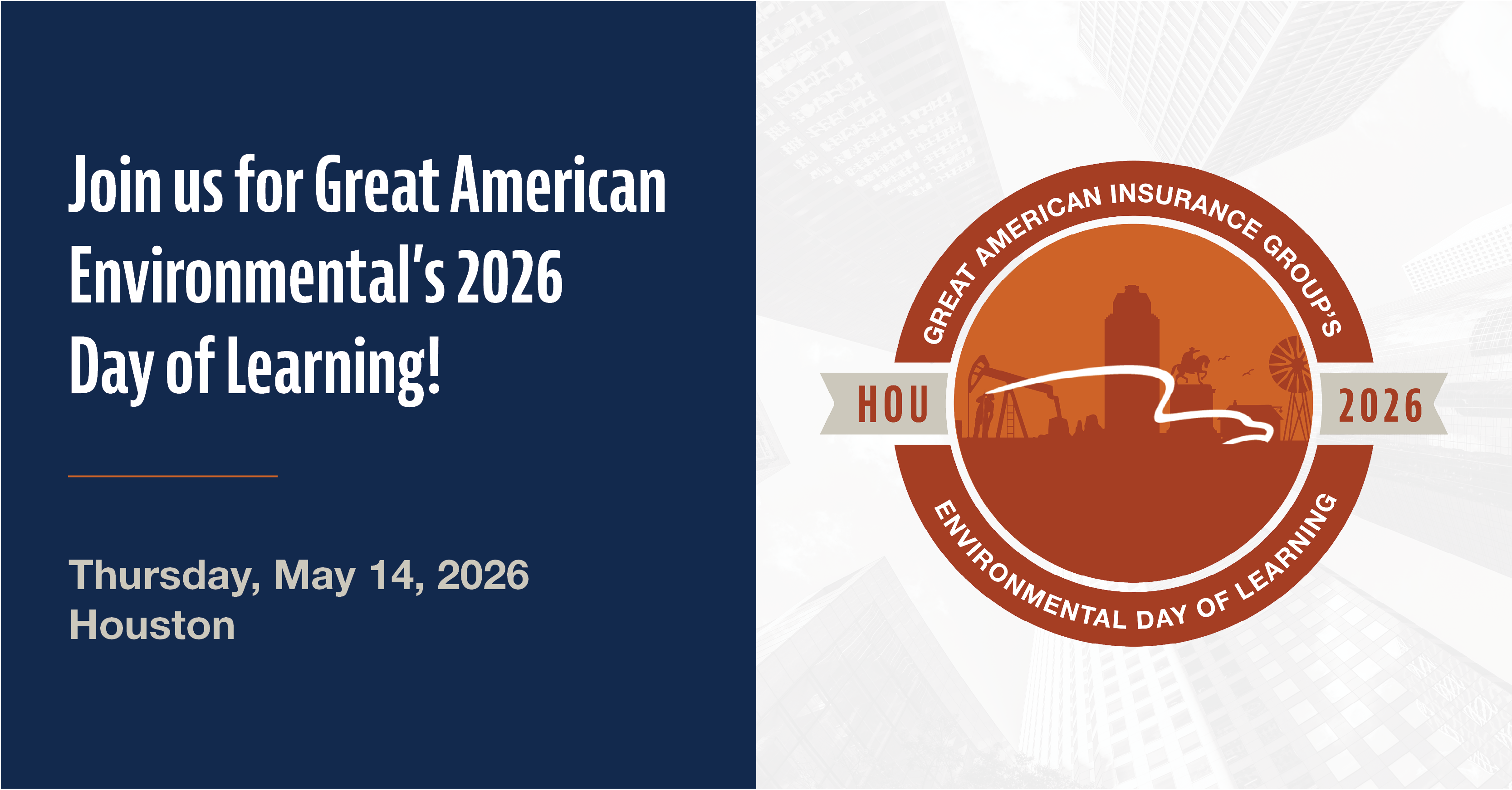 Join us for Great American Environmental's 2026 Day of Learning!