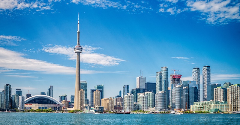 Toronto city skyline