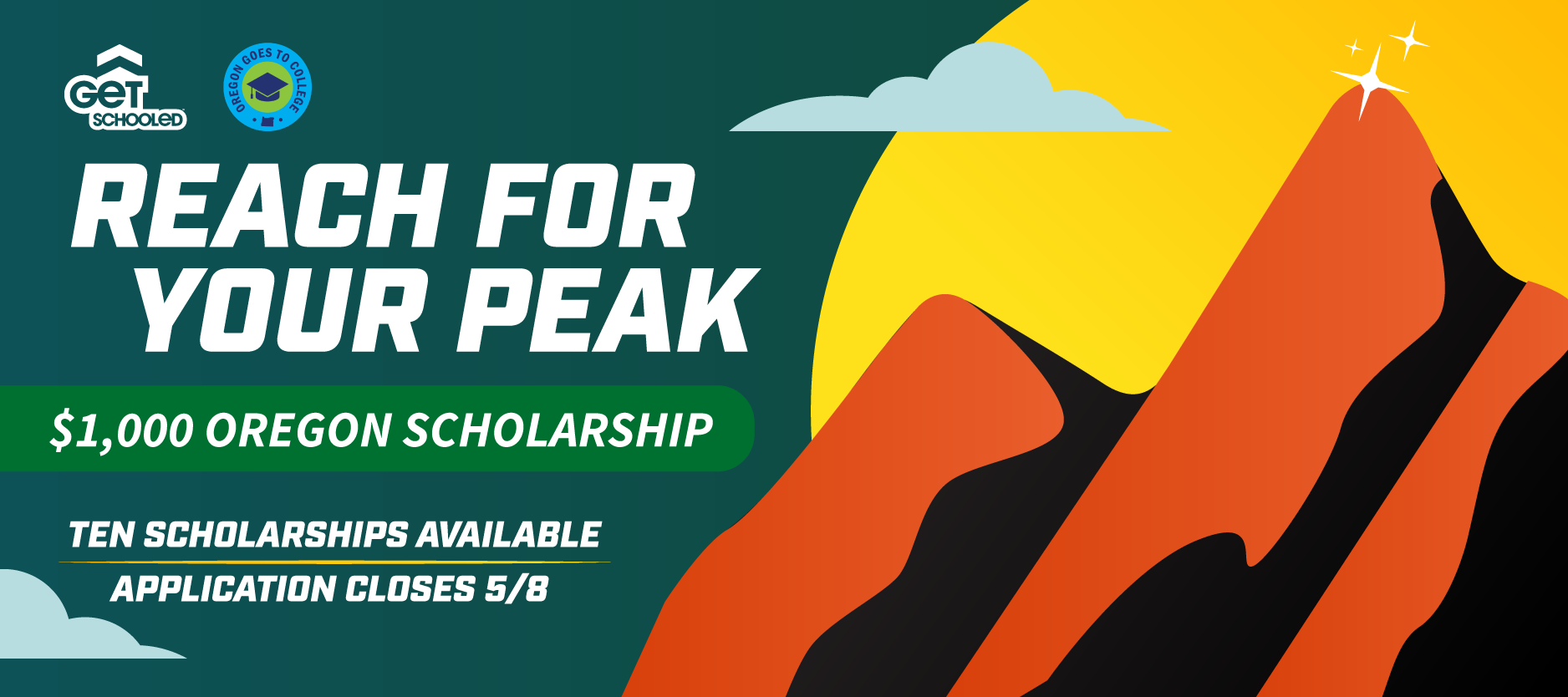 Reach For Your Peak $1,000 Scholarship