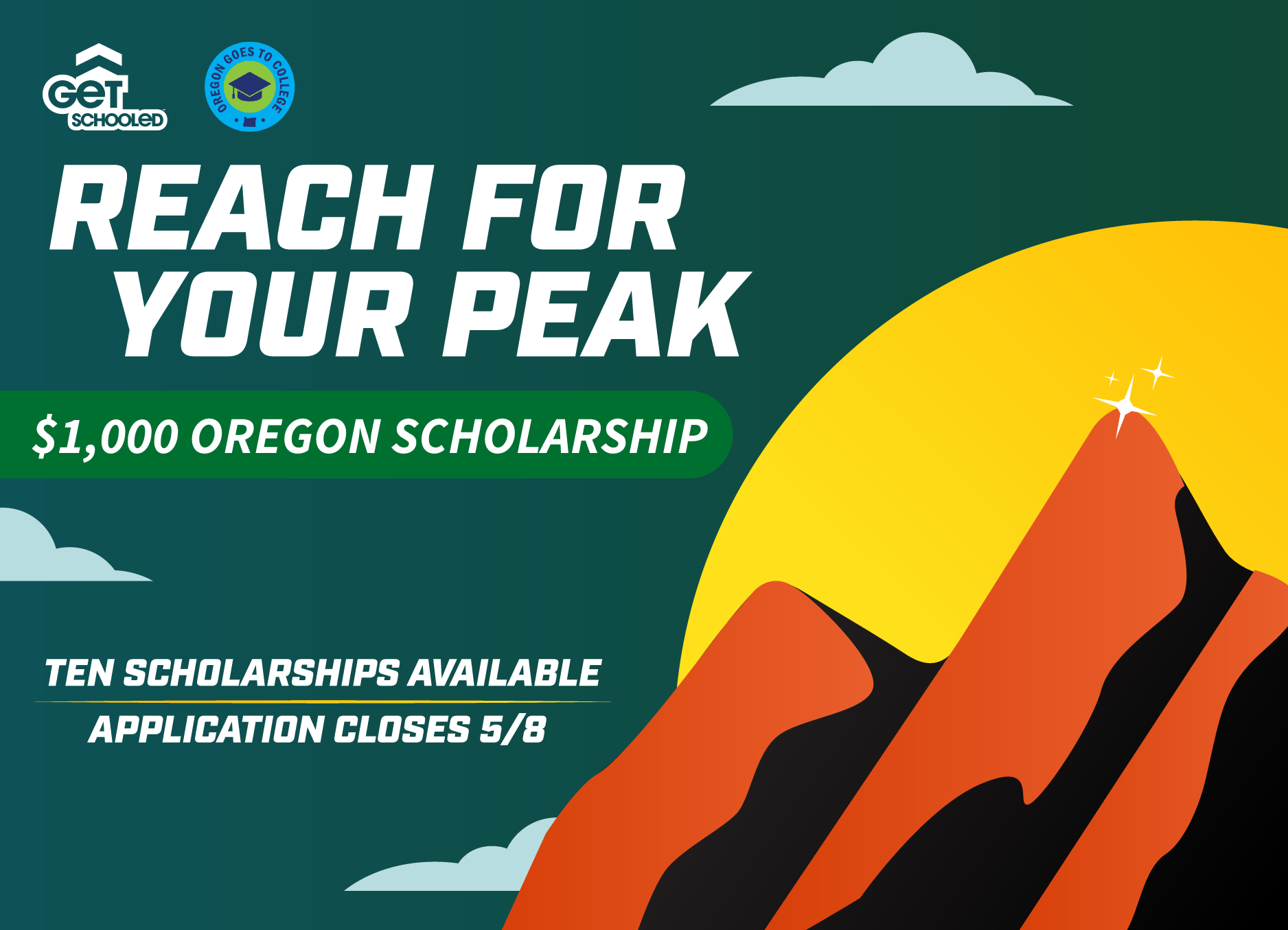 Reach For Your Peak $1,000 Scholarship