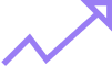 Upward trending arrow icon, symbolizing growth or improvement.