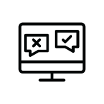 icon showing a task workflow and collaboration