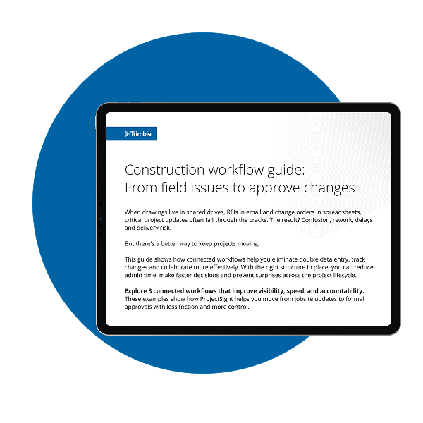 Trimble Construction Workflow Guide preview