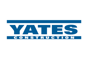Yates Construction company logo.