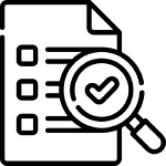 Icon depicting a checklist