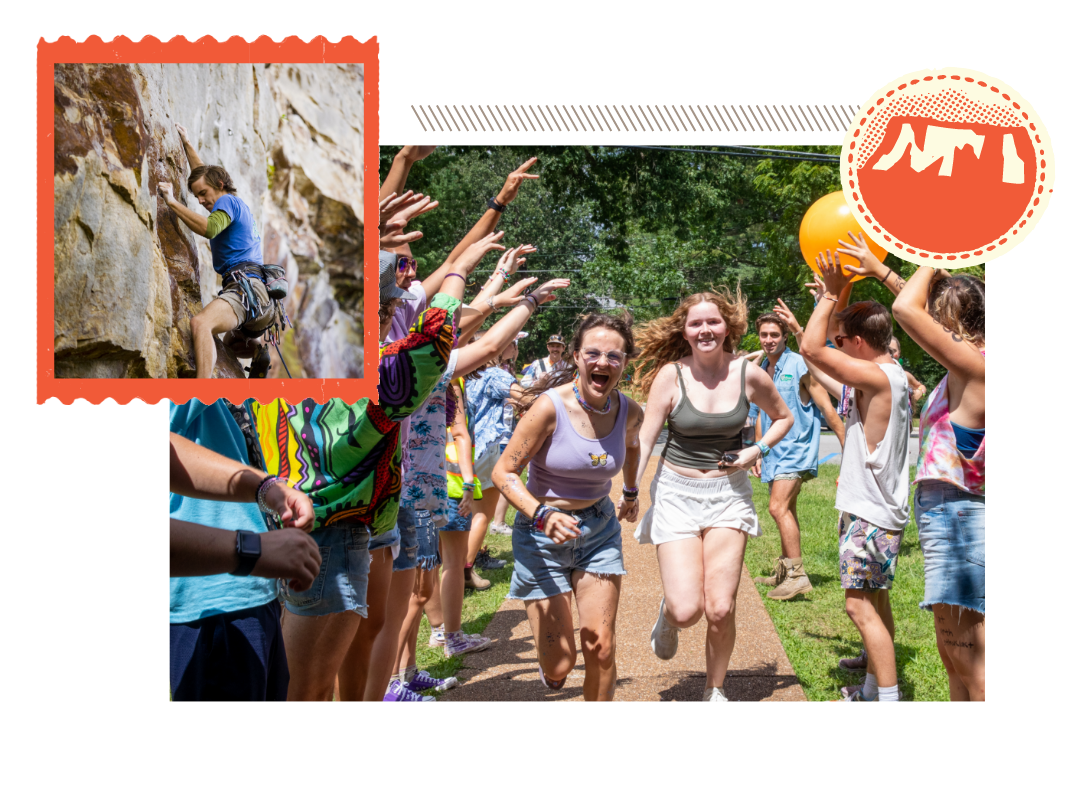 Collage of Sewanee students