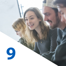 Students working on laptops