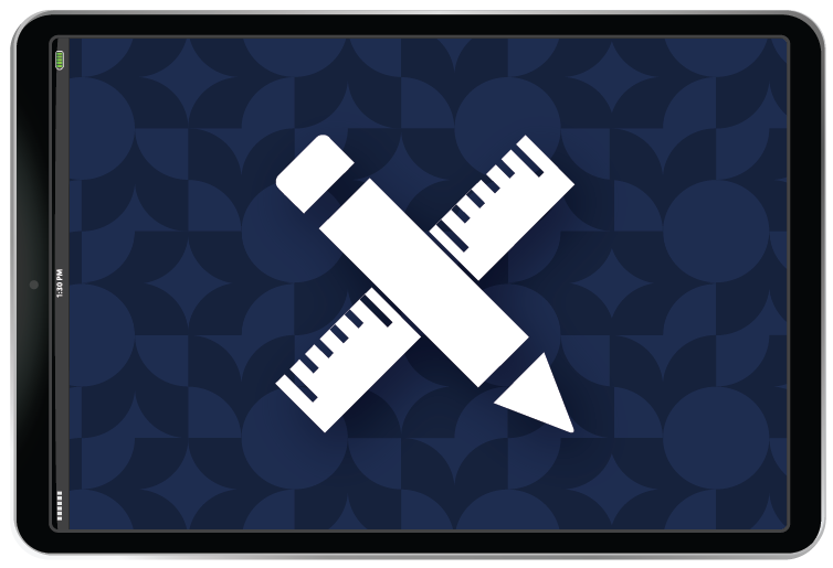 Instructor resources icon in iPad