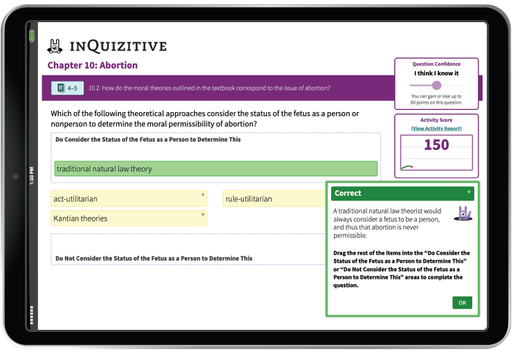 InQuizitive question in iPad