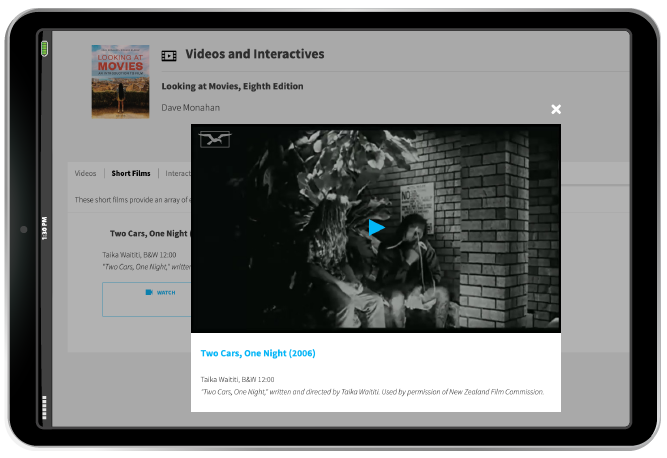 Video Interactive example in iPad