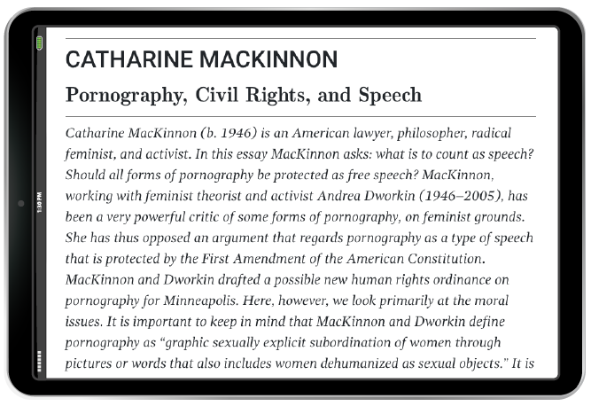 Chapter opener in iPad