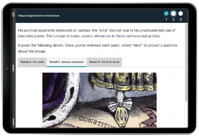 Visual Explorations Interactive in iPad