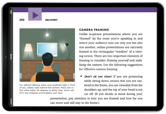 Camera Framing excerpt in iPad