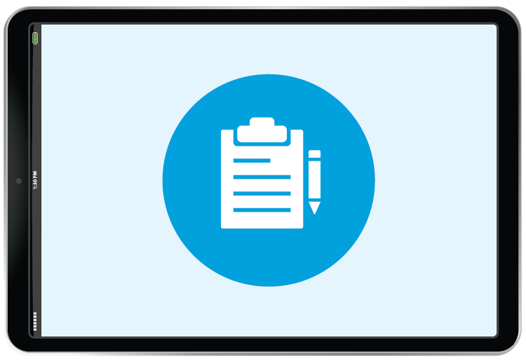 Tutorials icon in iPad