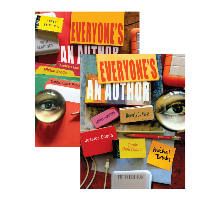 Everyone’s an Author with and without readings book covers