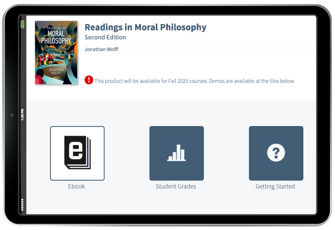 Digital Landing Page in iPad