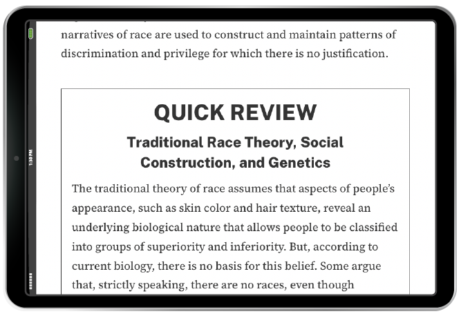 Quick Review box in iPad