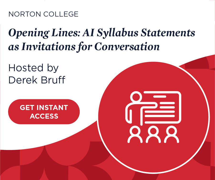 Register now for Opening Lines: AI Syllabus Statements as Invitations for Conversation
