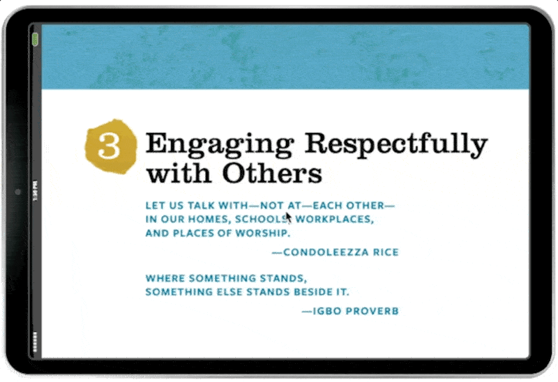 Chapter 3: Engaging with Others in iPad