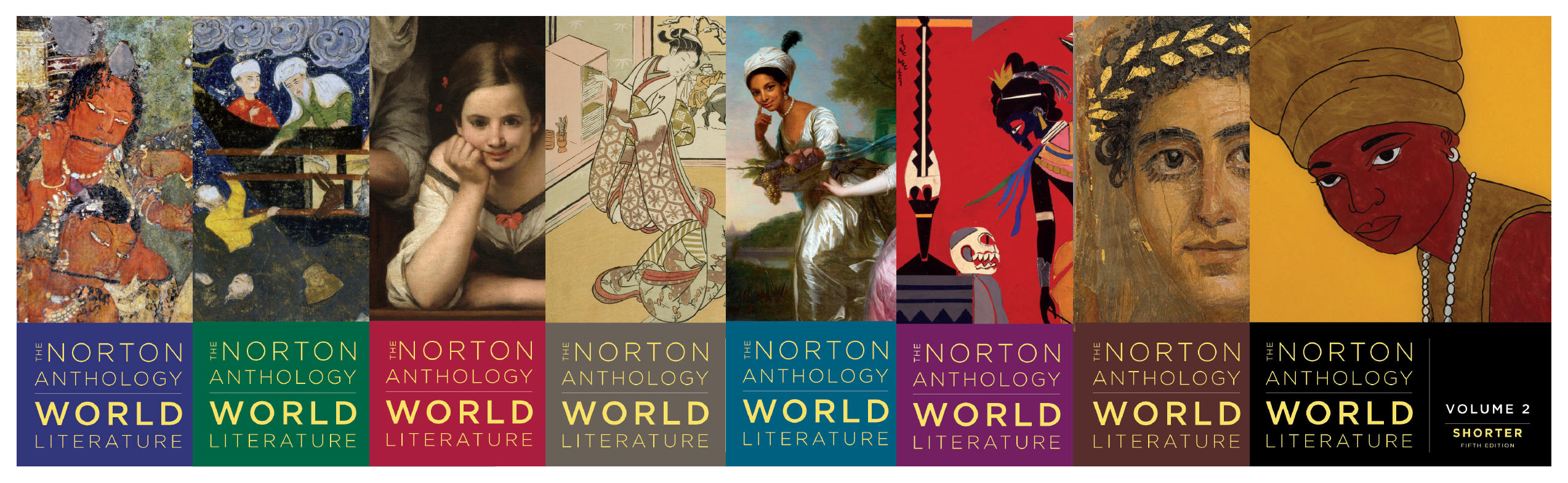Norton Anthology of World Literature Book Covers
