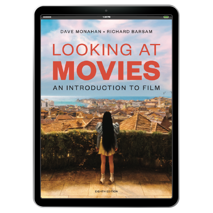 Looking at Movies book cover in iPad