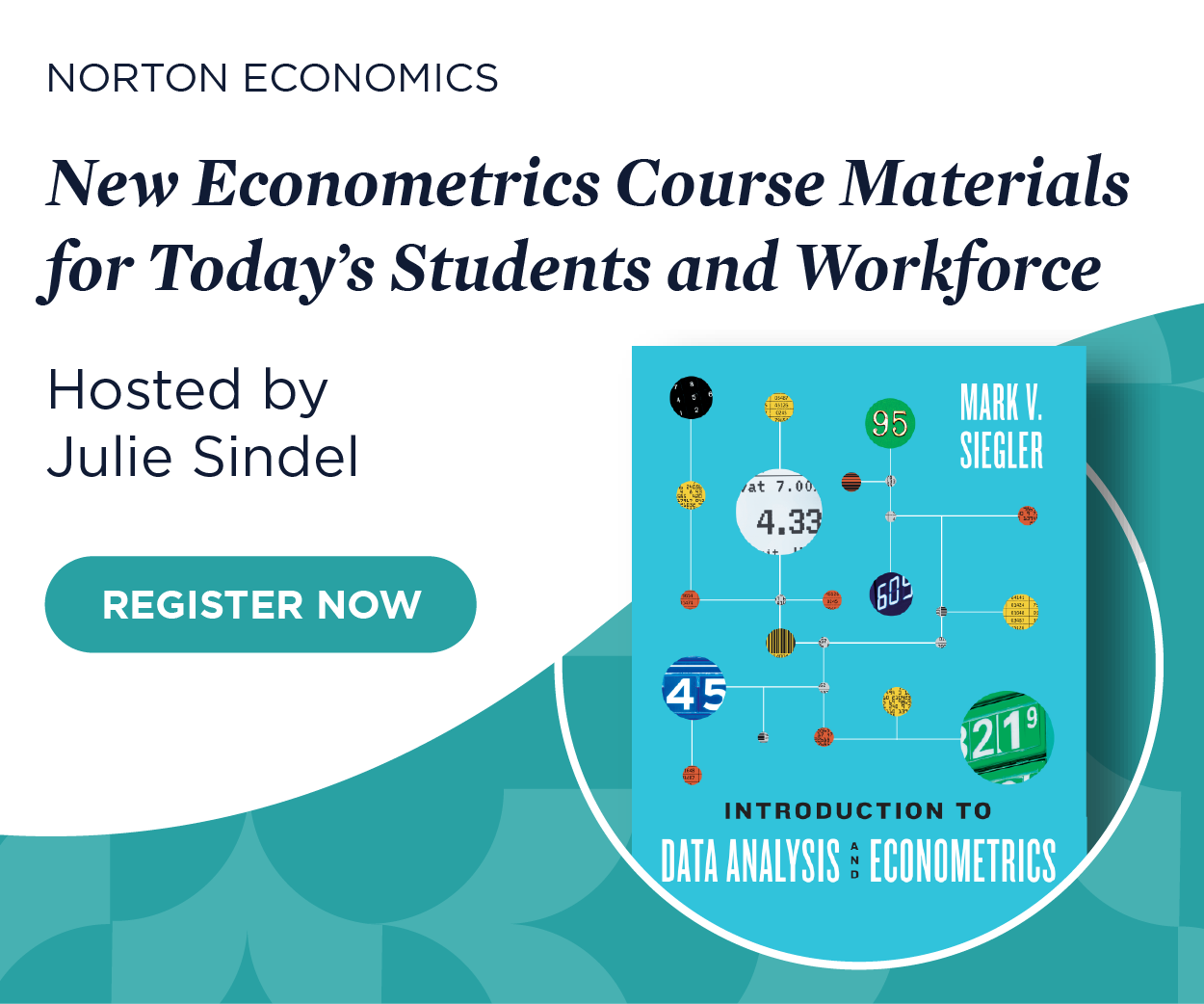 Register now for New econometrics course materials for today’s students and workforce