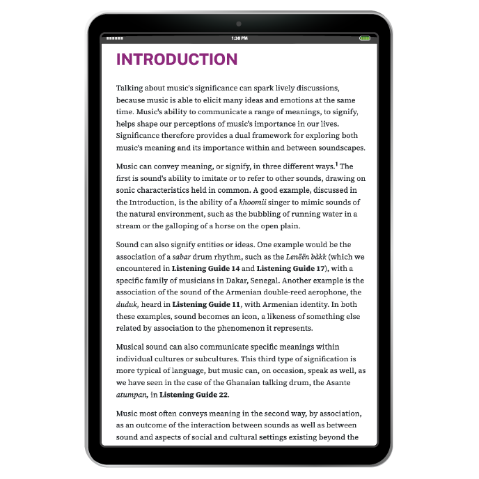 book cover in iPad with sticker "Best Value for Students"