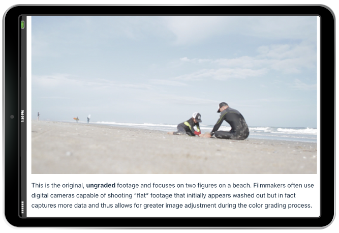Interactive Example in iPad