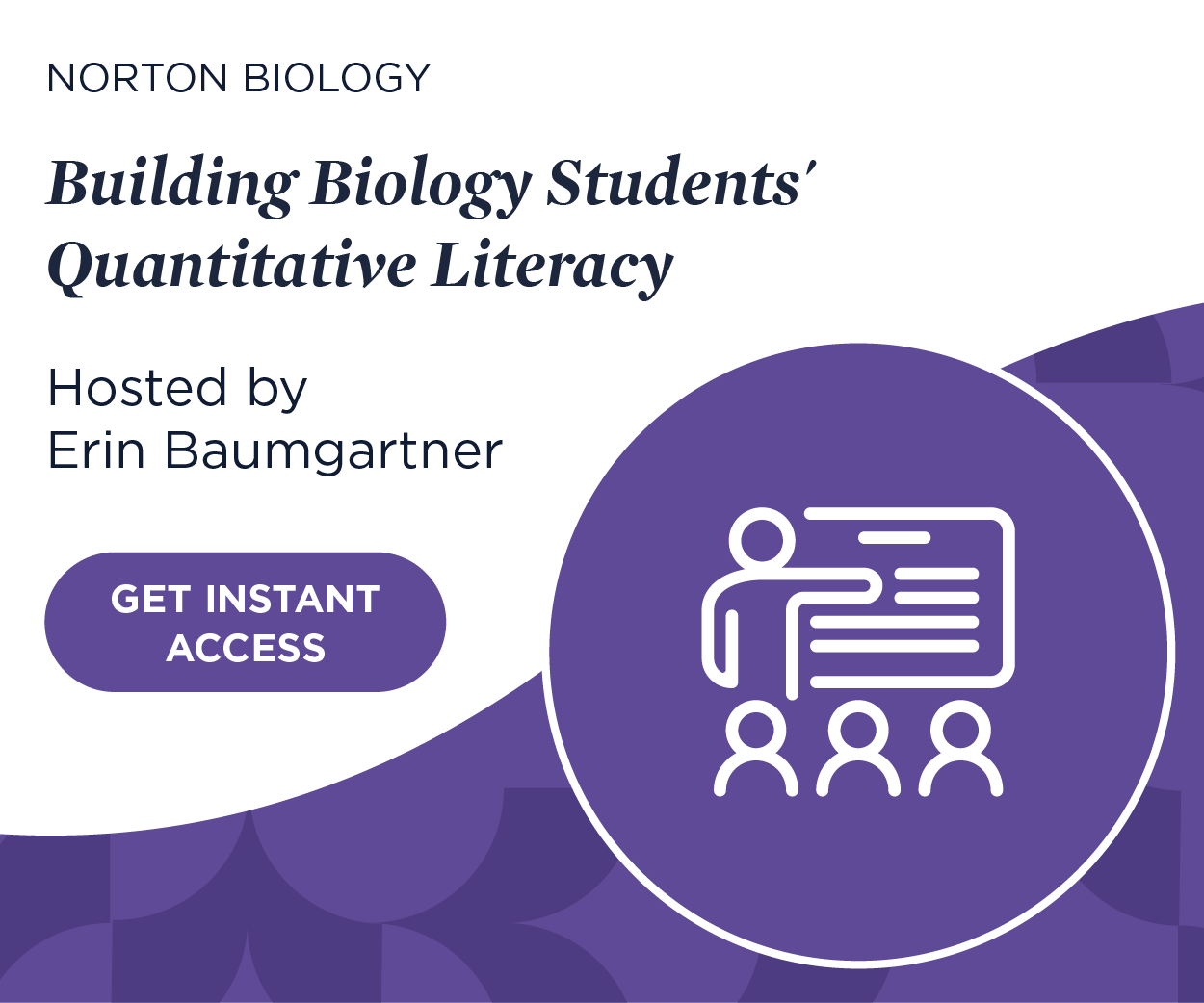 Get instant access to Building Biology students' quantitative literacy