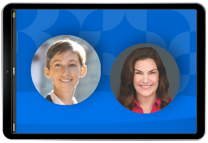 Basset and Phelps headshots in iPad