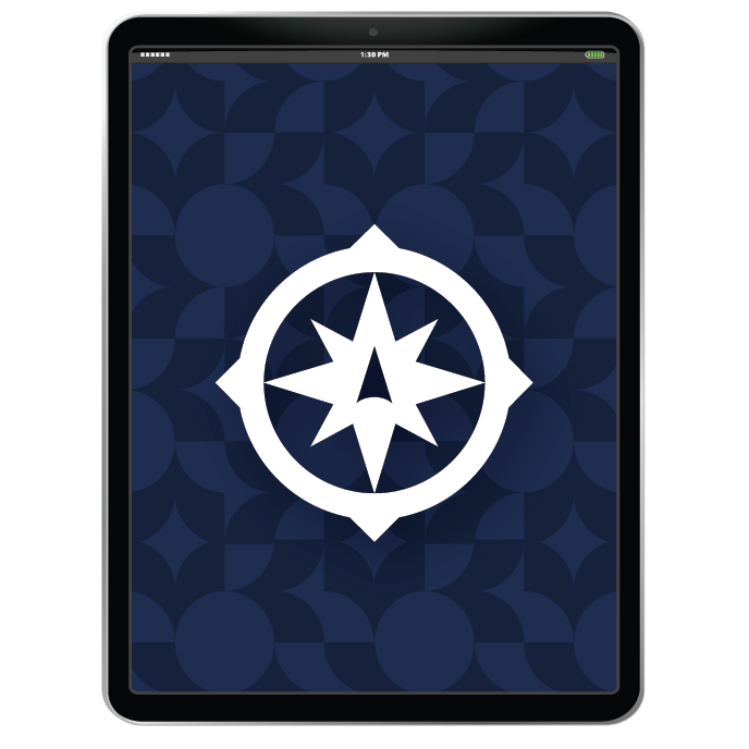 Smartwork logo in iPad