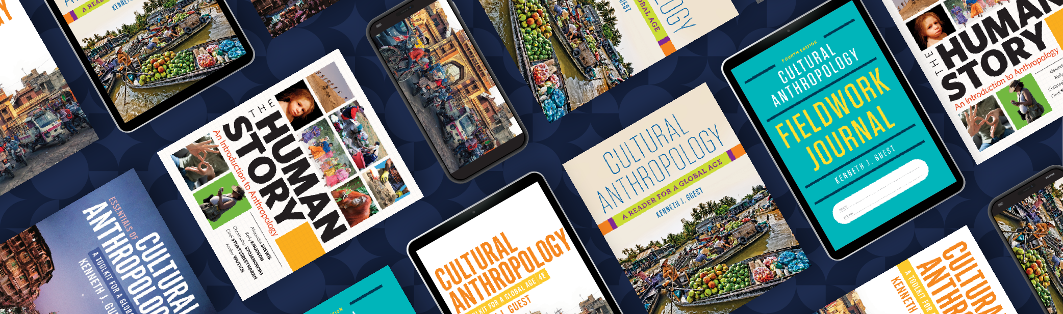 Collage of Cultural Anthropology titles