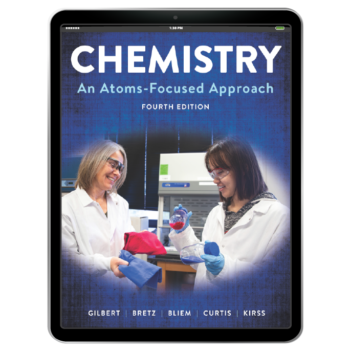 Chemistry: An Atoms-Focused Approach book cover in iPad