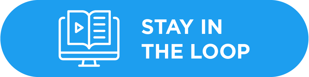 Book coming out of computer icon sign up for updates