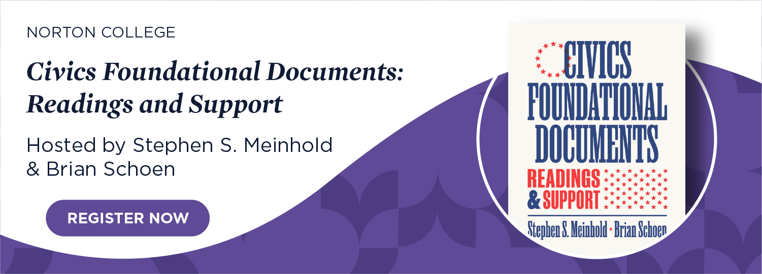 Register now for Civics Foundational Documents: Readings and Support
