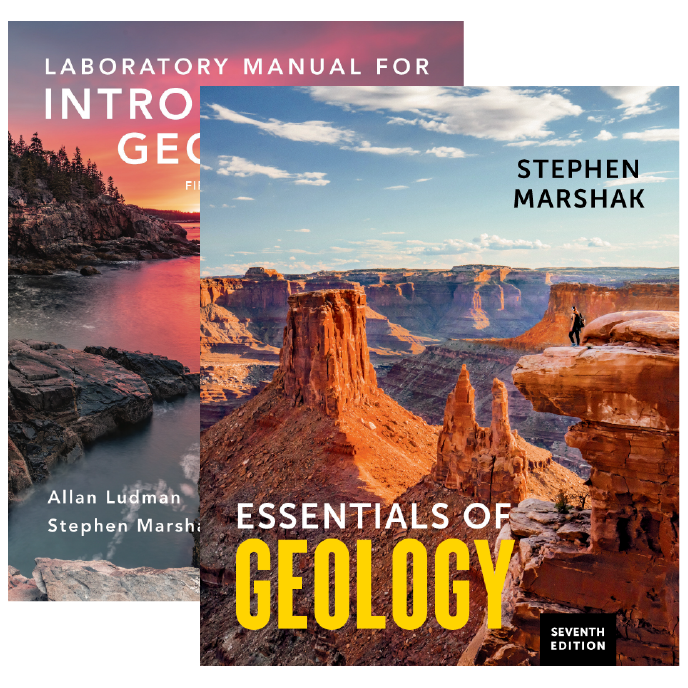 The Laboratory Manual for Introductory Geology and Essentials of Geology book covers