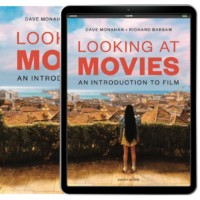 Looking at Movies book cover and cover in iPad