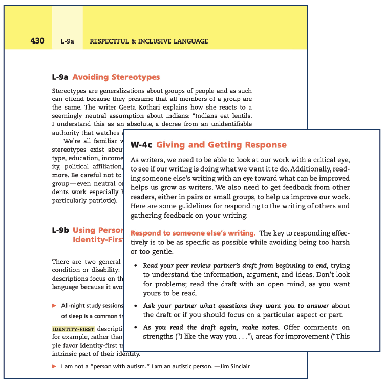 WRITE section example