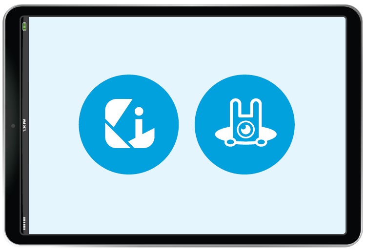 Norton Illumine Ebook and InQuizitive logos in iPad