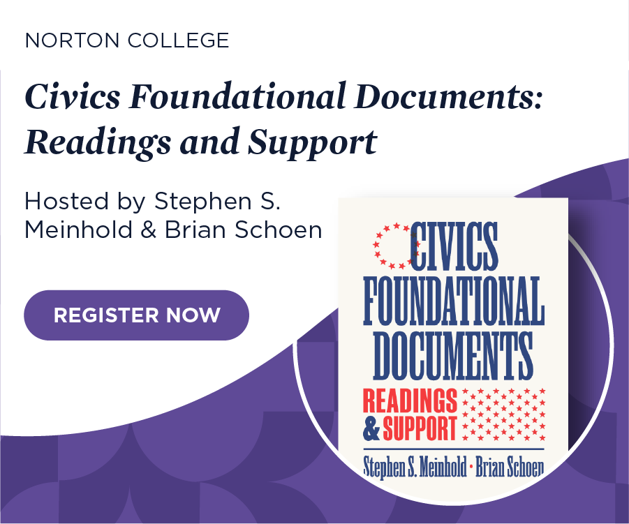 Register now for Civics Foundational Documents: Readings and Support