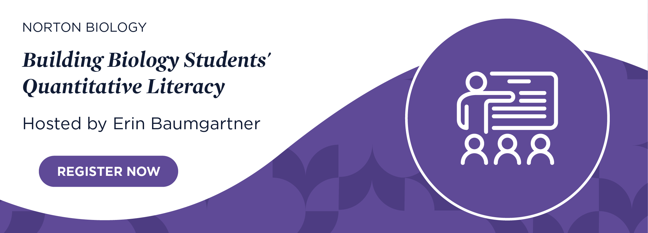 Register now for: Building Biology students' quantitative literacy