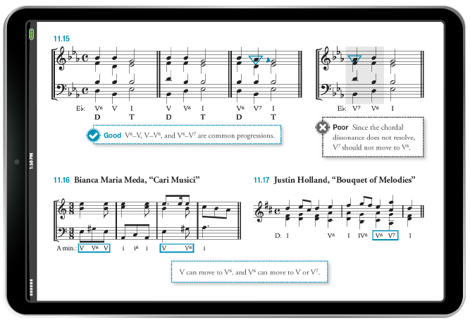 Musical example in iPad