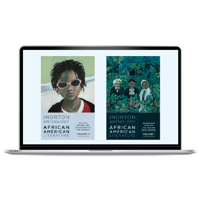 Volume 2 and Volume 1 book covers in laptop