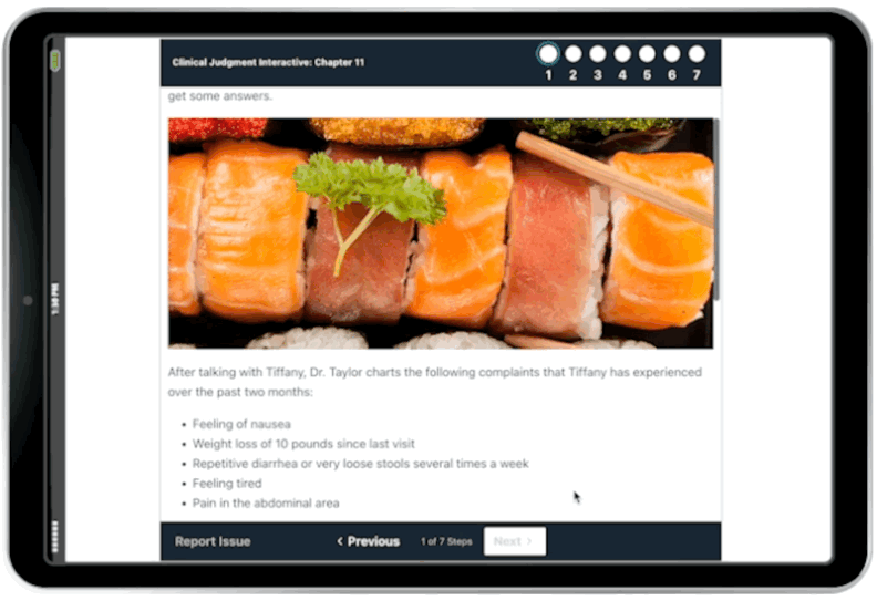 Interactive activity animation in iPad