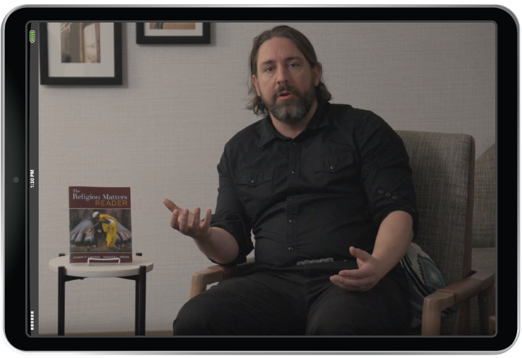 Screenshot of video of Joseph Laycock