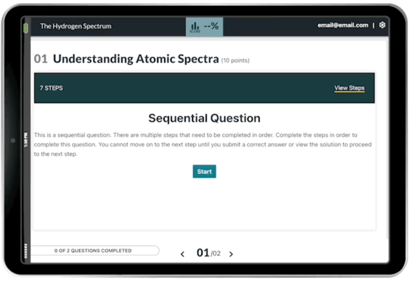 ChemTours gif in iPad